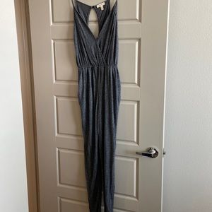 Silence + Noise black heathered romper, size S, like new